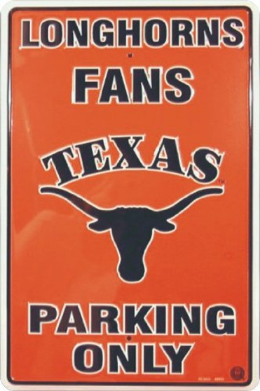 Hangtime Univeristy of Texas - Texas Longhorns 12x18 Parking Sign