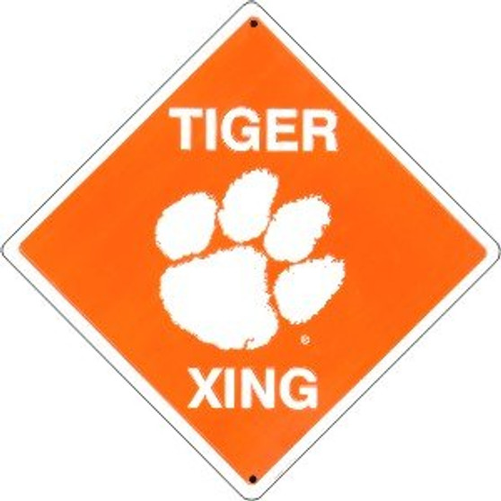 Hangtime Clemson University - Clemson Tigers 12x12 Crossing Sign