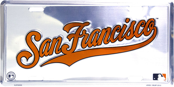 Hangtime MLB San Franscisco Giants 6x12 Super Stock License Plates