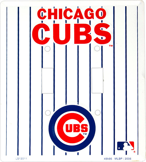 HangTime MLB Chicago Cubs Double Light Switch Cover