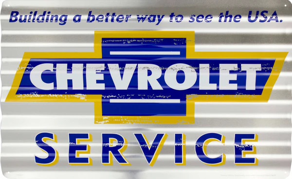 HangTime Chevrolet Service 12x18 Corrugated Sign