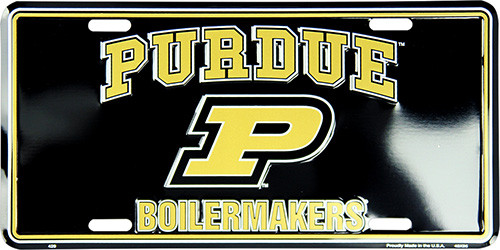 HangTime Purdue University - Purdue Boilermakers 6x12 License Plate