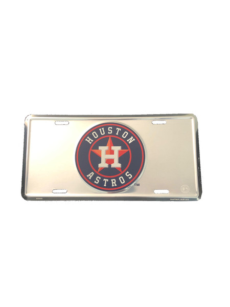 HangTime MLB Houston Astros 6x12 Super Stock License Plate