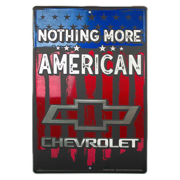 HangTime Nothing More American - Chevrolet 12x16 Parking Sign
