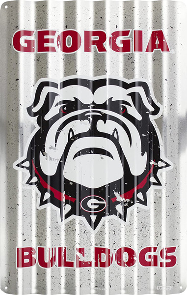 HangTime University of Georgia - Georgia Bulldogs 12x18 Corrugated Sign