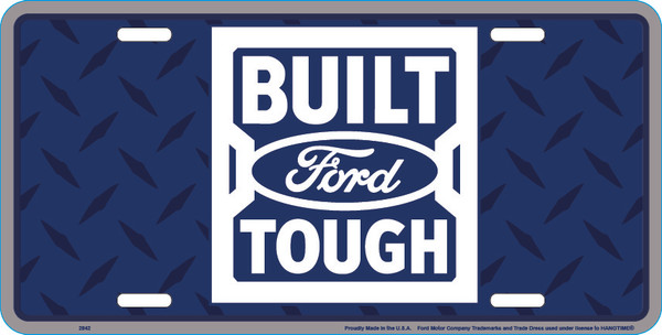 HangTime Ford Built Tough 6x12 License Plate