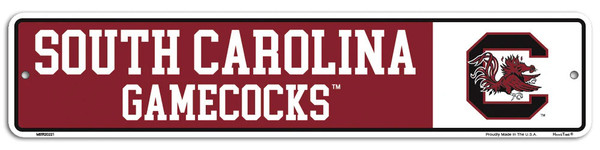 HangTime  University of South Carolina - USC - South Carolina Gamecocks 4x18 Street Sign