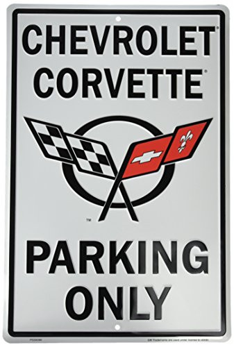HangTime Chevrolet Corvette Parking Only 12x16 inch sign