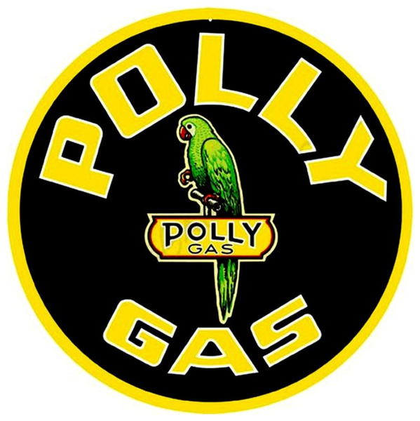 HangTime Polly Gas Nostalgic 24 inch Garage Sign