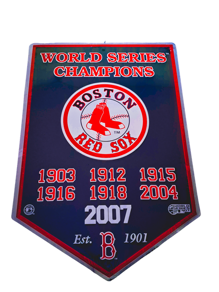 HangTime HangTime MLB Boston Red Sox 12x18 2007 World Series Chamionship Banner