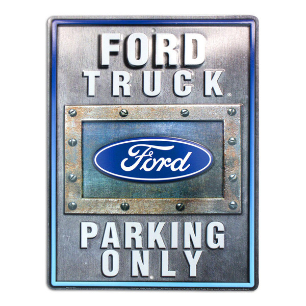 HangTime Ford Truck Parking 16x12 inch Parking Sign