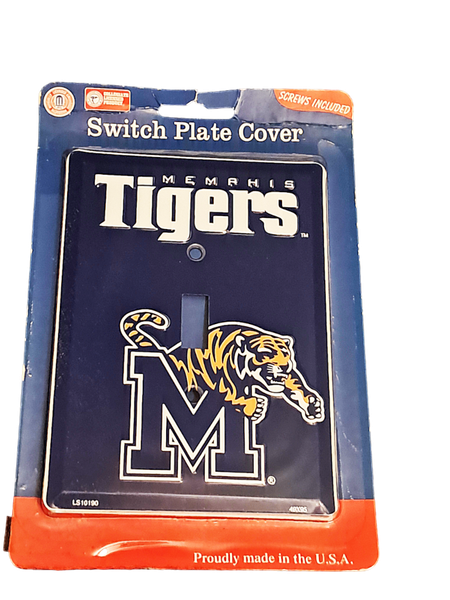HangTime Memphis Tigers 4x6 Single Light Switch Cover