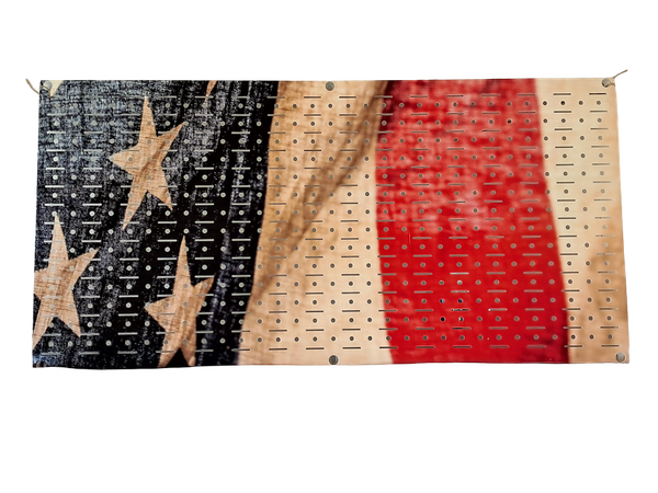 HangTime American Flag Grid Style Wall Hanging