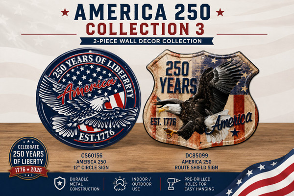 America's 250th Anniversary Collection — 2-Piece Wall Decor Collection