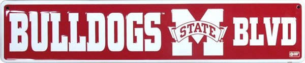 HangTime Mississippi State University - MSU Bulldogs Street Sign