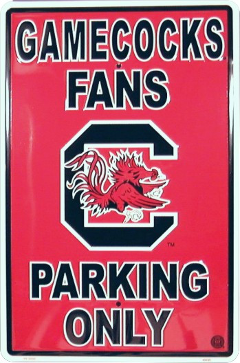 HangTime University of South Carolina - South Carolina Gamecocks Parking Sign