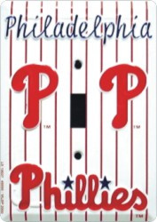 HangTime MLB Philadelphia Phillies 4x6 Single Light Switch Cover