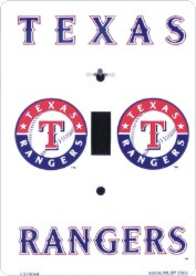 HangTime MLB Texas Rangers 4x6 Single Light Switch Cover