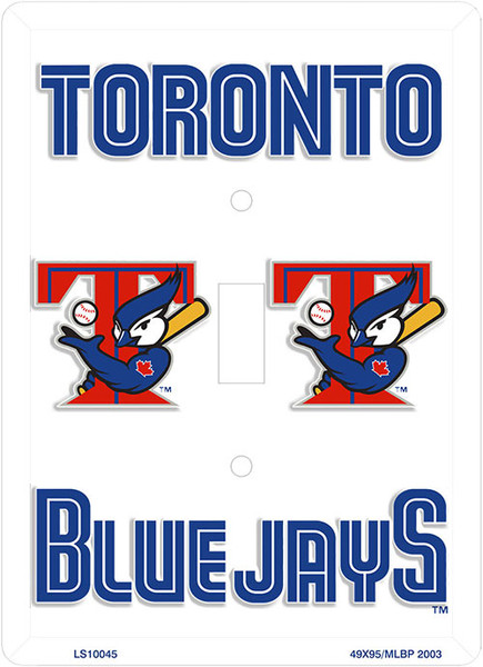 HangTime MLB Toronto Blue Jays 4x6 Single Light Switch Cover