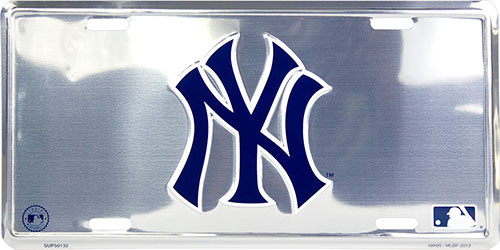 HangTime MLB New York Yankees Super Stock License Plate