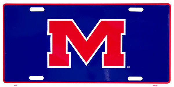 HangTime University of Mississippi - Ole Miss Rebels License Plate