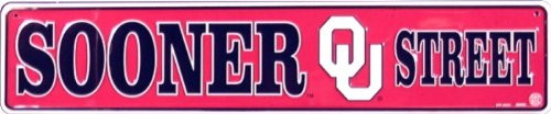 HangTime Oklahoma University - Oklahoma Sooners 5x24 Street Sign