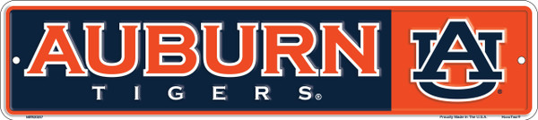 HangTime Auburn University - Auburn Tigers 4x18 Street Sign