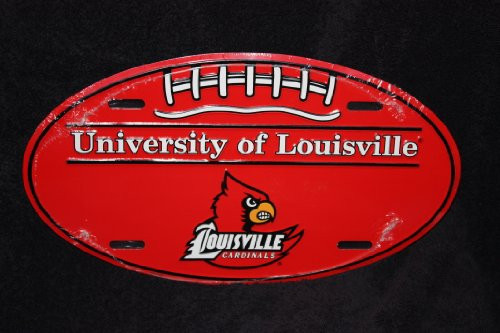 HangTime Univeristy of Louisville - Louisville Cardinals 7x12 Oval Plate