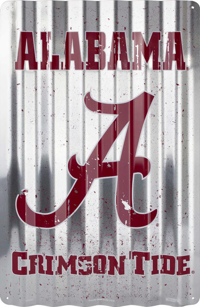 HangTime University of Alabama - Crimson Tide 12x16 Corrugated Sign
