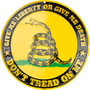 Hangtime Don't Tread On Me Circle Sign