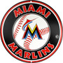 Hangtime MLB Miami Marlins 12 inch Circle Sign