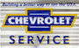 Hangtime Chevrolet Service 12x18 Corrugated Sign