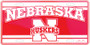 Hangtime University of Nebraska - Nebraska Cornhuskers 6x12 License Plate