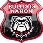 HangTime University of Georgia -  Georgia Bulldogs -BULLDOG NATION 12x12 Die Cut Route Sign