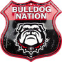 HangTime Georgia Bulldog Nation 12 inch die cut route sign