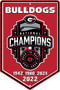 Hangtime UGA National  Champs back-to back 2021 & 2022 Banner Sign