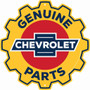 Hangtime Chevrolet Genuine Parts 24" Gear Garage Sign