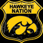 Hangtime University of Iowa - Iowa Hawkeyes - Route Sign