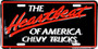 Hangtime Heartbeat of America - Chevy Trucks 6x12 License Plate