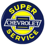 Hangtime Chevrolet Super Service Nostalgic 24 inch Garage Sign