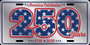 HangTime America Celebrates 250 Years novelty auto tag