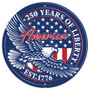 America's 250th Anniversary 4-Piece Americana Collection — Auto Tag, Street Sign, Circle Sign & Route Shield