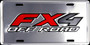 Ford FX4 Offroad 6 x 12 Embossed aluminum license plate