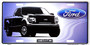 Ford F150 6 x 12 Embossed aluminum license plate