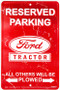 HangTime Ford Tractor Reserved Parking - All Others will be Plowed