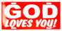 Hangtime God Loves you! Religious license plate
