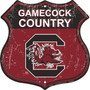 University of South Carolina - Gamecock Country 12 inch die cut route sign