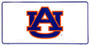 Auburn War Eagles AU license plate 6 x 12