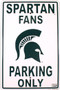 Hangtime Michigan State University - Michigan Sparts Parking Sign