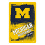 Hangtime University of Michigan - Michigan Wolverines - 12 x 18 inch Grunge Parking Sign